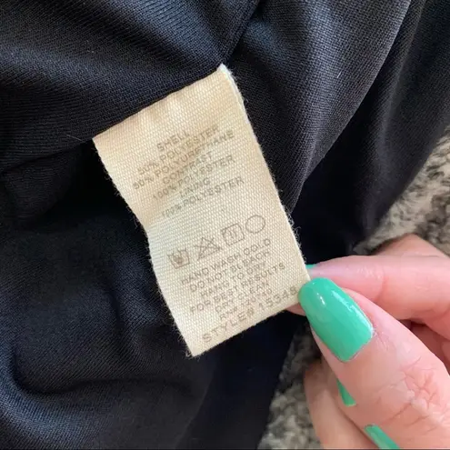 Mystree | Pia Black Vegan Leather Jacket with Faux Fur Lined Lapel Small NWT