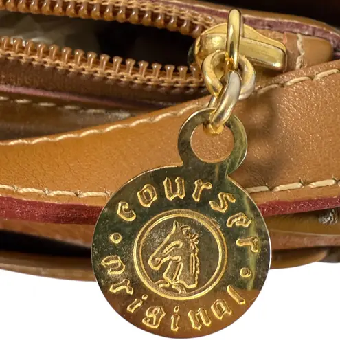 Vintage Courser Original Leather Crossbody Bag Brown Saddle Bag Equestrian Horse