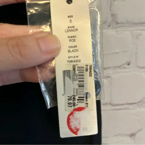 Theory  NEW black minimalist dressy Lennor style trouser pants size 8 capsule