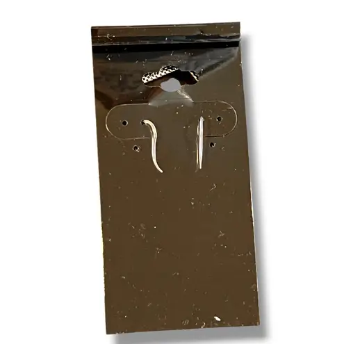 Hypoallergenic United States Army Dangle Earrings Plastic Hooks NEW! Patriotic Silver