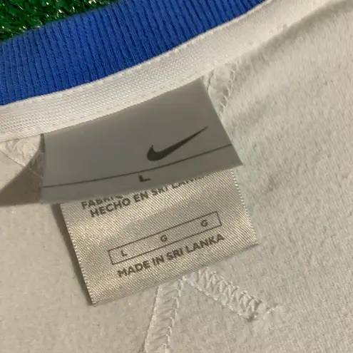 Nike Y2K  Swoosh White/Blue Top