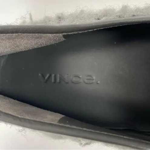 Vince  Shearling Blair Sneaker Color Grey SZ 8