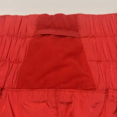 Free People Movement Women's The Way Home Shorts Workout Running Travel Vacation Red Size M