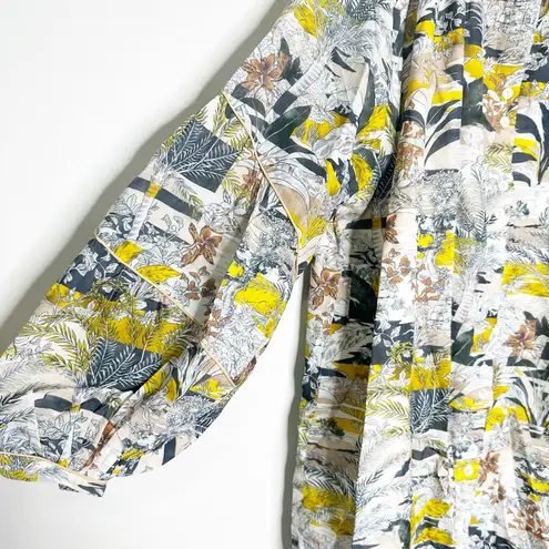 Chufy Womens Bruna Mini Dress Long Sleeve Cotton Printed Catania Size M NEW Size M