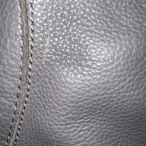 The Sak Leather Crossbody Bag Purse Lucia Gray Shoulder Guitar Strap Womens