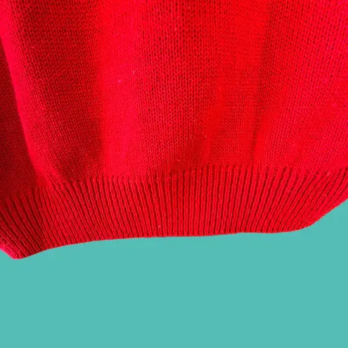 Cambridge Court Vintage Nautical Sailboat Sweater Vest Red White Blue Preppy S