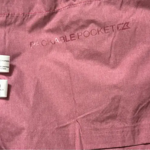 Cutter and Buck Womens Panoramic Packable Pink Jacket CB WeatherTec Large NWT