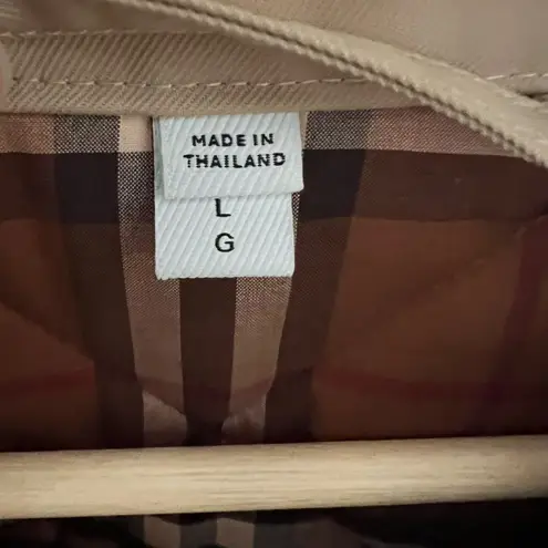 Burberry NWOT $1439  Quilted Country Jacket Cropped Long-Sleeve Zip Snap Neutral