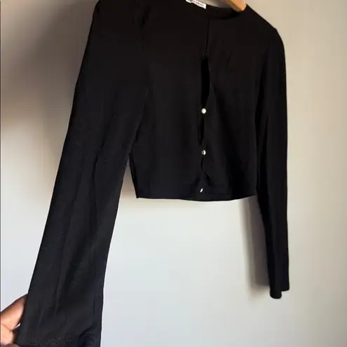 Reformation  Vernon long sleeve crop top Medium