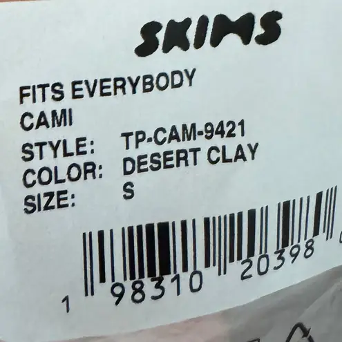 SKIMS fits everybody cami size small NWT