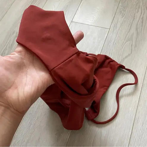 Noa Noa Strappy Backless One Piece Swimsuit Rust (Small) beach summer Orange