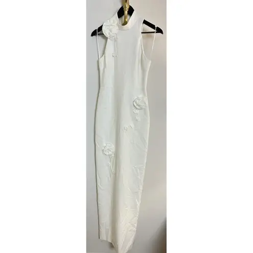 Likely Doiran Halterneck Column Gown in White Size US 2