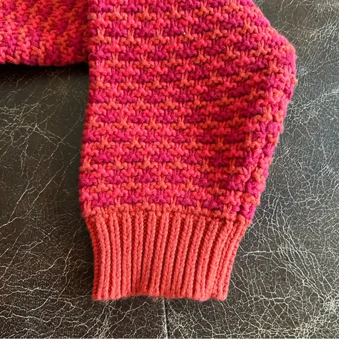 Birds of Paradis by Trovata Knit Savannah Cardigan Button Down Red Size M