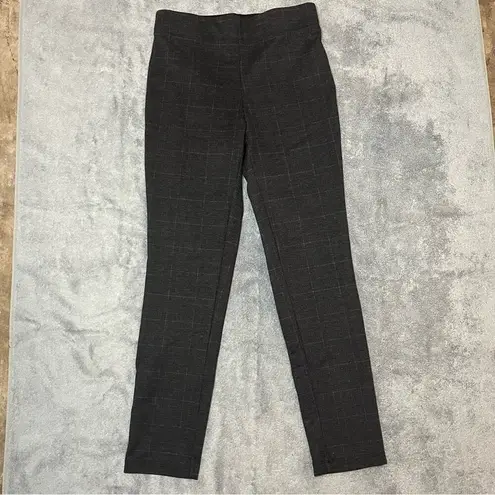 Max edition Dark Gray Grey Plaid Business Casual Work Office Pants Size Small