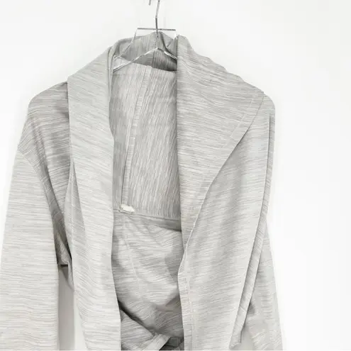 Zyia Active Women's Haze Hooded Yoga Top S Grey