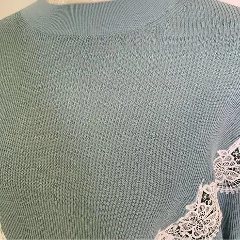 See By Chloe See by Chloé Chevron Lace Sweater Size XL New with FLAW