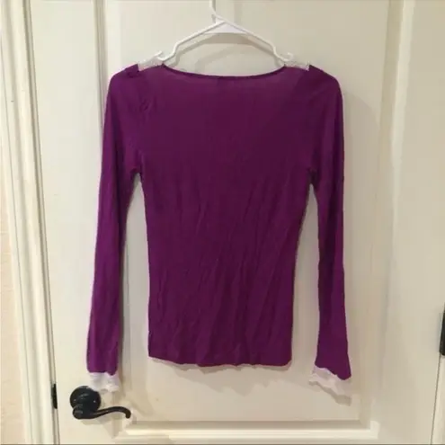 Eberjay NWT Eberjey‎ Lace trim sleep top size small