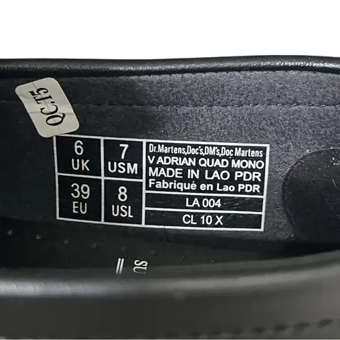 Dr. Martens  Adrian Vegan Tassel Loafers Black Platform Quad Women’s 8 Modern