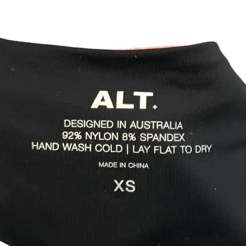 ALT NWT Juno Cutout Swimsuit Size XS Fiamma Red One Piece High Leg Crossover Blue