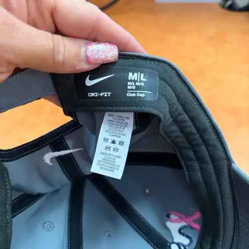 Nike  Gray Dri-FIT Cap - Hope Breast Cancer Awareness