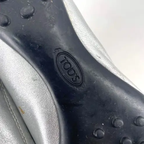 Tod's Womens Leather Round Toe Slip