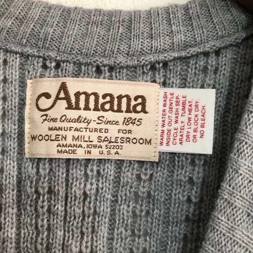 Amana Colonies Grandpa Style Sweater Vest Size M