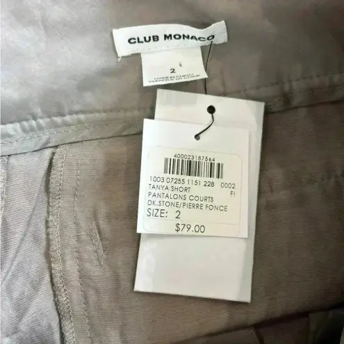 Club Monaco New with tags  Tanya short pantalons courts dark grey shorts