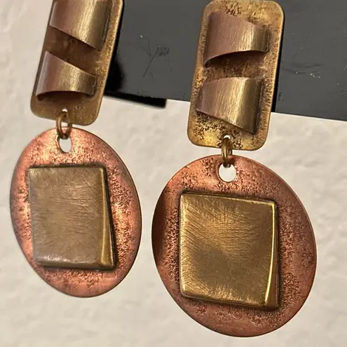 BAER SF ā Vintage Brutalist Copper & Brass Sculptural Clip