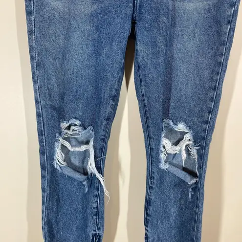 One Teaspoon  Jeans 28 Women’s High Rise Waist Freebird Skinny Ankle Frayed Hem