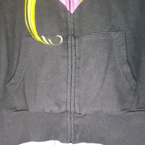 Sailor Moon Zip up hoodie Black