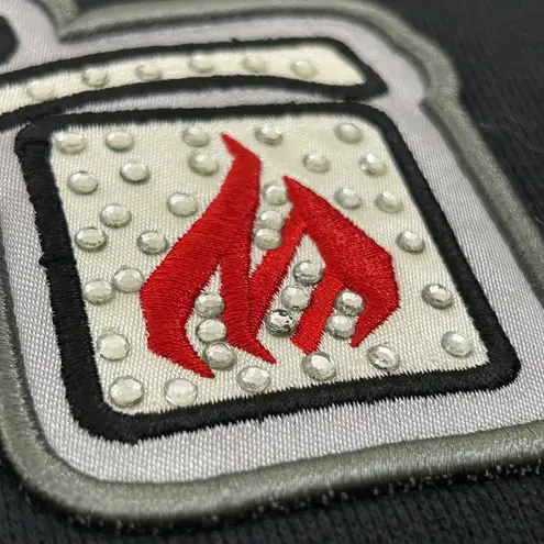 Johnny Blaze Vintage Y2K Black Diamond Script Pullover Hoodie Sweatshirt adult size XXL