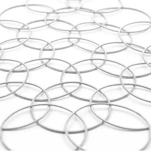 Boutique NEW Trendy‎ Silver Guitar String Bracelets Stackable Boho Statement Pieces, OS