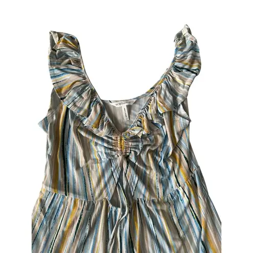 BCBGeneration  Striped Keyhole Ruffle Romper Size M thumbnail 5
