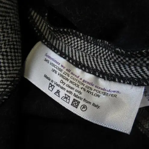 MM.LaFleur NWT Morton in White Black Herringbone Zip Jacquard Pencil Skirt 4