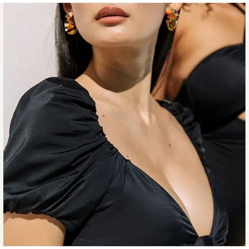 Cleobella MAUDE TOP Bikini Size XS BLACK NWT