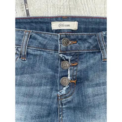 Cello Jeans Mid Rise Denim Shorts