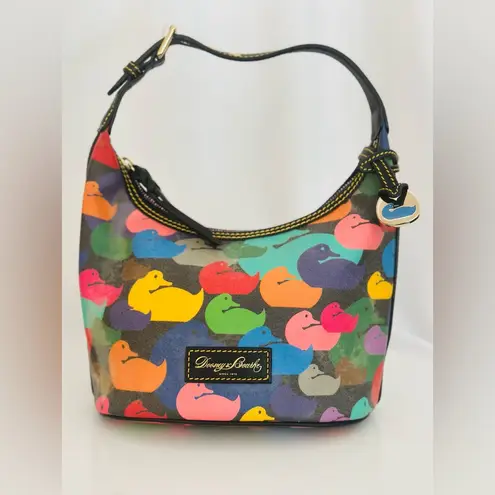 Dooney & Bourke  Multicolor Duck Print Shoulder Bag (1050)