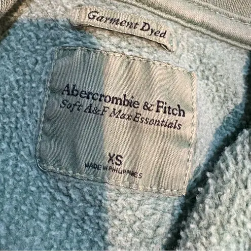 Abercrombie & Fitch  Teal Women's Half-Zip Sweater size XS - Image 6