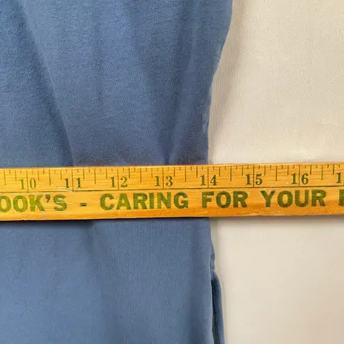 Lole Large Blue Certified Organic Cotton Dress Outdoor Country Tenniscore FLAWED