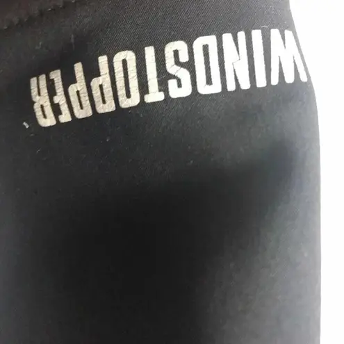 LL BEAN WINDSTOPPER WOMENS SIZE LARGE BLACK JACKET