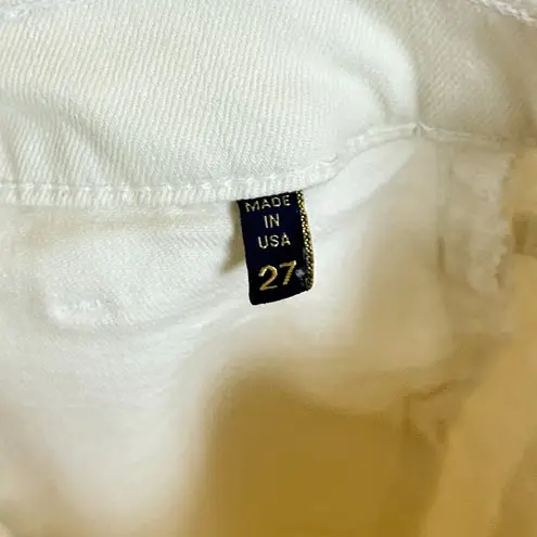 Ramy Brook Clifford Cropped Wide-Leg Jeans in Wash White Size US 27