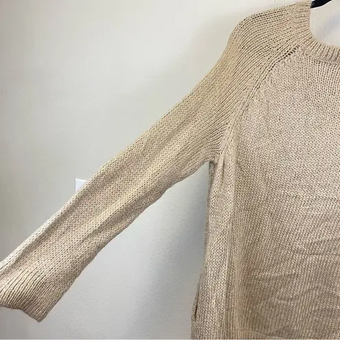 Wooden Ships  Wool Blend Lightweight Crew Neck Relaxed Fit Tunic Sweater M/L