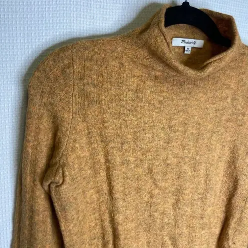 Madewell  |‎ Mockneck Mustard Sweater Alpaca Wool