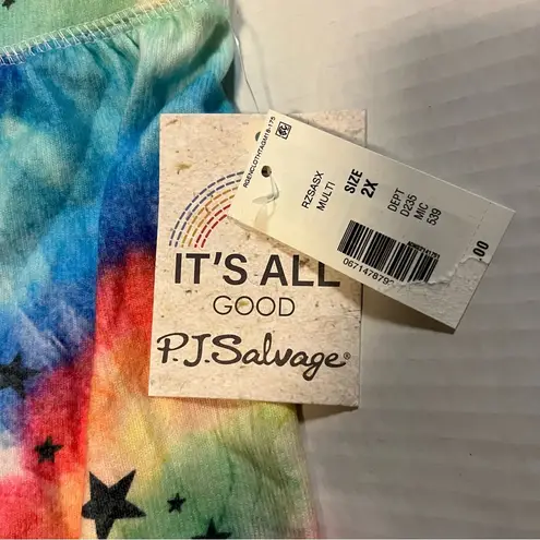 P.J. Salvage Pajama Short Stardust Short Multicolored Star Pattern Sz 2X NWT