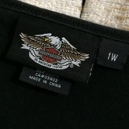 Harley Davidson Harley-Davidson Black Short Sleeve Bling T-Shirt - 18-20