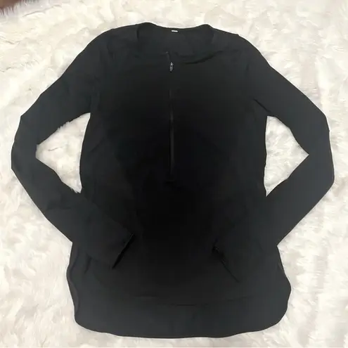 Lululemon  Half Zip Long Sleeve Pullover with Thumbholes