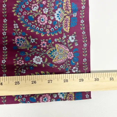 Sundance Womens Bangla Road Beachy Cotton Voile Paisley Print Wide Leg Pants M Green Size M