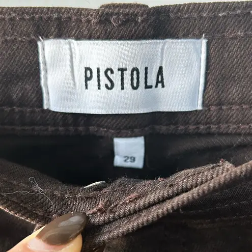 Pistola Penny High-Rise Wide-Leg Jeans in Mocha Brown Size 29 Gently Used - Image 6