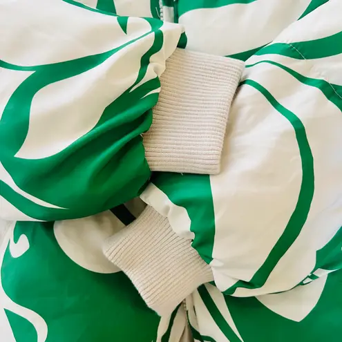 Boutique Geo Print Puffer Jacket