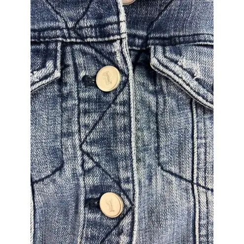 Pilcro and the Letterpress Anthropologie Slim Cropped Jacket Size XS Y2k 90s